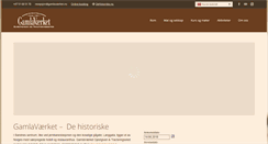Desktop Screenshot of gamlavaerket.no